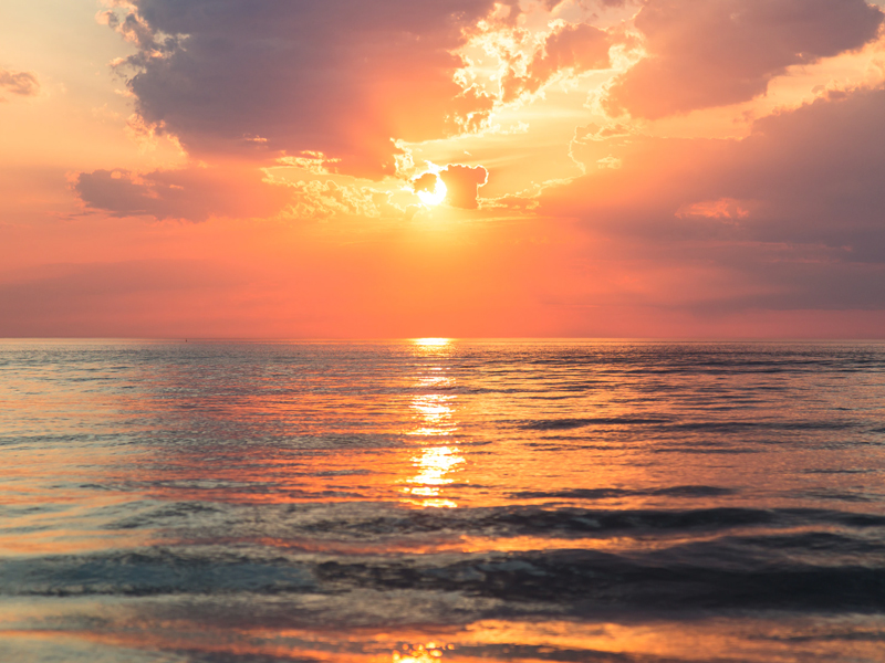 Sunset Over The Sea Sunset Over The Sea